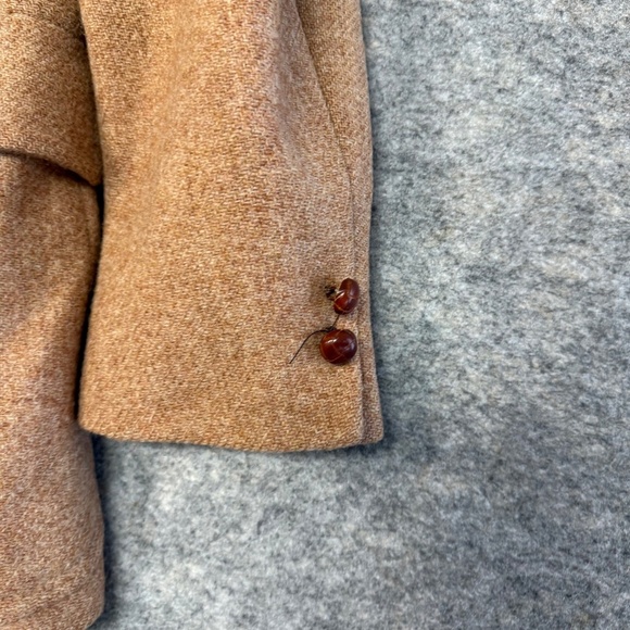 Harris Tweed Freedman Academia Camel Brown Wool Sport Coat Blazer Jacket Mens - Picture 3 of 12